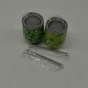 Zopeal 4 Pieces Happy St. Patricks Day Wine Tumblers 12 oz Stainless Steel Shamrock Coffee Mugs Irish Gifts for Women Men St. Patricks Day Cups Wine Tumblers with Straws Lids and Brushes (Shamrock)