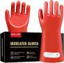Class 1 Insulated Electrician Gloves - High Voltage Dielectric Electrical Gloves For Electrician,8000V AC Class 1 Insulated Electrician Gloves - High Voltage Dielectric Electrical Gloves For Electrician,8000V AC