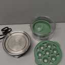 COOK WITH COLOR 350W Electric Double Layer Egg Cooker - Egg Boiler for Hard Boiled, Soft Boiled, and Omelettes, 6.1x6.1x8.7, Dark Sage