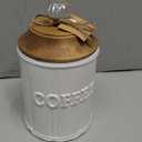 Mud Pie Circa Door Knob Coffee Canister, Wood