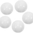 Roulette Wheel Beads Replacement Set 5Pcs White Round Ball Turntable Beads for Table Game Accessories Party Festival Supplies