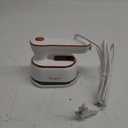 Travel Steamer Iron for Clothes Mini - Portable Ironing Machine Travel Small Size Portable Steamer Travel College Dorm Home Essentials Steamer for Clothes(White)