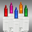 100 Multicolor Holiday T5 String Lights Spanning 19.4Ft