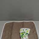 Bearded Dragon Diaper Accessories with Reusable Pad, Adjustable Wearable, Reptile Travel Carrier Essentials, Leaf Green Diaper & Dark Brown Pad for Handling, Travel & On-The-Go Use