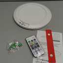 JACKYLED New Upgraded Rechargeable Motion Sensor Ceiling Light With Remote Control,10000mAh Battery Operated Closet Light,Magnetic LED Shower Lights,Ceiling Lamp for Bathroom Pantry Shed Hallway Porch (Round 1 Pack)