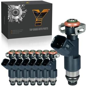 YIHOVY Fuel Injectors 12594512 fit for Chevrolet 2007-2009 Tahoe Avalanche Suburban Silverado 2008-2009 Express V8 5.3L Flex, fit for GMC 2007-2009 Yukon Sierra 2008-2009 Savana V8 5.3L Flex (8)