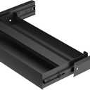 Under Desk Drawer (22.6''x10''x2.8'') with Sliding Pencil Tray, Office Desk Drawer Attachment, Extra Storage Organizer