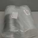 50 Pack 12 oz Plastic Dessert Cups with Lids, Clear Disposable Snack Bowls for Yogurt Parfait, Cake, Fruit, Salad, Acai Bowls