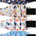 Paw Legend Washable Dogs Diapers Male Dog Belly Bands for Male Dogs Diapers Reusable Puppy & Doggie Diapers Male (4 Pack, Small)