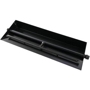 18inch-24inch Burner Pan for Gas Fireplace Gas Fireplace Burner (22 Inch Two Pipe) Appearance Patent Applied 18inch-24inch Burner Pan for Gas Fireplace Gas Fireplace Burner (22 Inch Two Pipe) Appearance Patent Applied
