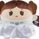 Mattel Star Wars Cuutopia Plush Figure, 10-inch Princess Leia Soft Rounded Pillow Doll, Collectible Toy Inspired by the Fan-Favorite Character