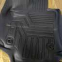 Powerty Floor Mats for 2019-2024 2025 Toyota RAV4 Accessories All Weather Floor Liner 3D TPO 1st & 2nd Row Floor Mat Heavy-Duty Floor Liners(FIT All Models)