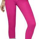 luvamia Women's Fleece Lined Jeans Winter Thermal Denim Jeggings Skinny High Waisted Stretch Warm Leggings (Pink, M)