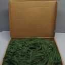 2Pcs 6FT Norfolk Pine Garlands Realistic, Real Touch Winter Xmas Garland, Christmas Decorations Indoor Outdoor, Artificial Holiday Decor Faux Greenery for Mantle, Fireplace, Table