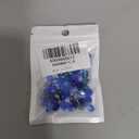  6 * 8MM Teardrop Crystal Glass Beads for Jewelry Making, Blue Series Faceted Vertical Hole Teardrop Glass Spacer Beads Bulk for Bracelet Necklace Earring Wind Chime DIY Crafts Projects