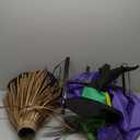 Halloween Animated Decorations Outdoor Scary Flying Hover Witch,6ft Flying Witch Decorations,Halloween-Animated Props with Scary Sounds and Lights for Halloween Outdoor Haunted House Garden Yard Deco (Purple Green)