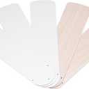 Westinghouse 7741100 42-Inch White/Bleached Oak Replacement Fan Blades, Five-Pack