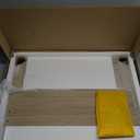 Washer Dryer Countertop, Laundry Countertop with Edge Rails, 27.5" Depth x 54" Washer and Dryer Covers for The top, for for Laundry Room Organization and StorageKnife Wood Color