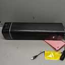 24" Space Heater, JRD Fast Heating Portable Electric Heater with Remote, Night Light, 80 Oscillation,4 Mode, Overheat&Tip-Over Protection, Ceramic Heat for Bedroom Office Indoor (Black)