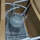 Medline Bariatric Drop-Arm Commode - Heavy Duty Steel Toilet Chair for Disabled and Elderly, 1,000 lb. Weight Capacity