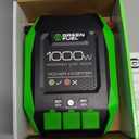 1000W Power Inverter 2000W Peak w/DC 12V to 3X 120V AC, 2X 2.4Amp USB, Mounting Brackets and Clamps Included