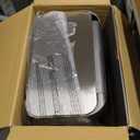 simplehuman 58 Liter / 15.3 Gallon Rectangular Hands-Free Dual Compartment Recycling Kitchen Step Trash Can with Soft-Close Lid, Brushed Stainless Steel