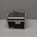 Vaultz Secure Security Lock Boxes - Safe Combination Lock Box, Storage for Documents, Valuables, Medicine & Money - 9.88 x 7.75 x 7 Inch - Black/Chrome