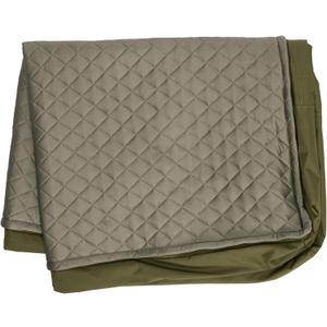 Furhaven Replacement Dog Bed Cover Water-Resistant Indoor/Outdoor Quilt Top Convertible Mattress, Washable - Dark Sage,  40"×34"