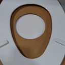 Mayfair Linden Slow Close Toilet Seat, Non Slip Heavy Duty Wood, Easy Install, Elongated, White