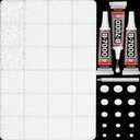 33000Pcs White Rhinestones for Bedazzling, Bedazzler Kit with Flatback Craft Rhinestones White Bulk and B7000 Glue, 2,3,4,5,6mm Resin Flat Back Crystals for Craftings, Crafts, Clothes, Shoes, Nails