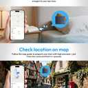 Apple Find My Tracker Tag 2-Pack, IP68 Waterproof Key Finder, Bluetooth Item Locator with Protective Lanyard, Over 1 Year Battery for Wallet & Luggage