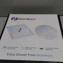 NearMoon Square Rain Shower Head With Extension Arm, Large Stainless Steel Rainfall Shower-Waterfall Full Body Coverage (12 Inch, Nickel)