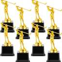 Tandefio Golf Trophy 6.7 x 3 Inch Gold Golfer Award Trophy Bulk Plastic Golfing Trophy Cup for Adults Reward Party Prop Golf Tournaments Competitions