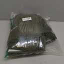 LOCHAS Luxury Bathroom Rug Shaggy Bath Mat 24 x 44 Inch, Washable Non Slip Bath Rugs for Bathroom Shower, Soft Plush Chenille Absorbent Carpets Mats, Olive Green