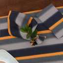 RUVANTI Cloth Napkins Set of 12 Cotton 100%, 18x18 Inches Napkins Cloth Washable, Soft, Absorbent. Cotton Napkins for Parties, Christmas, Thanksgiving, Weddings, Dinner Napkins Cloth - Stripes