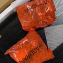 GarveeHome 75in Tall Black Bookcase, 6 Tier Wooden Book Shelf 47" Wide Farmhouse Display Bookshelf Storage Cabinet with Doors and Open Shelves for Bedroom Living Room Office