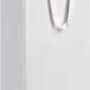 efluky Slim Laundry Hamper with Wheels, Rolling Laundry Basket for Clothes, Small Laundry Basket for Bedroom, Dorm and Laundry Room, 75L (19.8 Gallons) White