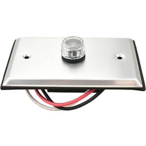 YCA1031 Photocell Sensor for Outdoor Lights, 120V Dusk to Dawn Light Control with Wall Plate Included, Post Eye Button Photocontrol, UL Listed