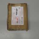 upsimples 5x7 Picture Frame Set of 3, Made of High Definition Glass for 5 x 7, Wall and Tabletop Display Thin Border Photo Frames for Home Decor, Brown