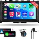 8 CORE 6G+128G Car Radio Stereo for Nissan Altima 2013-2018 with Wireless CarPlay/Android Auto, 9 inch 1280 * 720P IPS Touch Screen Android 13 GPS WiFi Bluetooth 32-Band DSP Camera