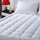 EASELAND Queen Size Mattress Pad Pillow Top Mattress Cover Quilted Fitted Mattress Protector Cotton Top Stretches up 8-21" Deep Pocket Cooling Mattress Topper (60x80 inch, White)