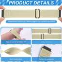 Compatible with 16mm 18mm 19mm 20mm 22mm 24mm Watch Bands Quick Release Replacement Wristband,Adjustable Stretchy Nylon Solo Loop Straps Fabric Braided Sport Elastic Bands for Men Women