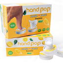 Hand Pop Lemon Scented Wipes  24 Pack of Travel Size Wet Towelettes, AlcoholFree, Wipes for Skin Hydration, Convenient, EcoFriendly, Refreshing, Fits in Gym Bag, Purse, Pocket, or Luggage