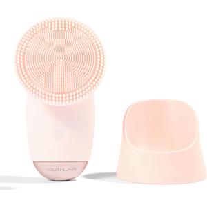 SoniGlow, Pink, Silicone Facial Skin Cleansing Brush, Electric, Vibrating, Scrubber, Hygienic, Exfoliation, Massage, Refresh, Smooth, Blackheads, Pores, Waterproof, Rechargeable, Makeup Removal