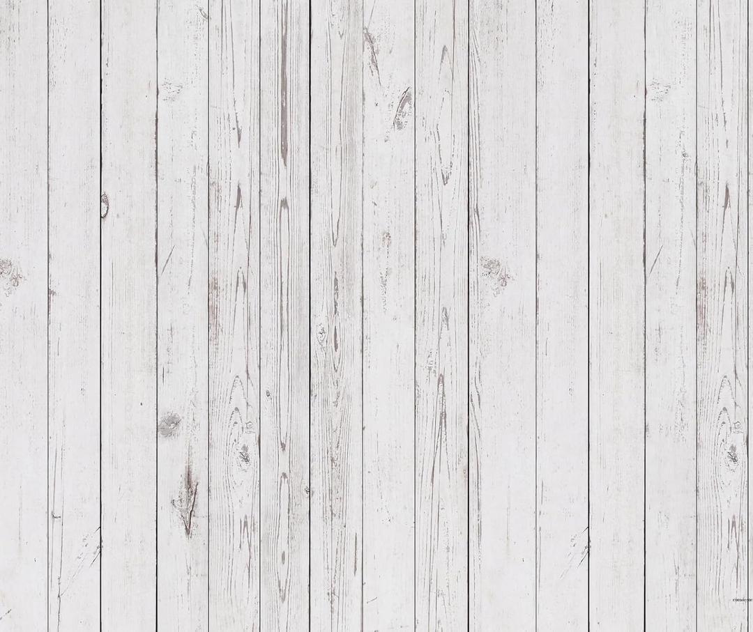 Kate Photography Floor Mats White Wood Flooring Mat 8x5ft