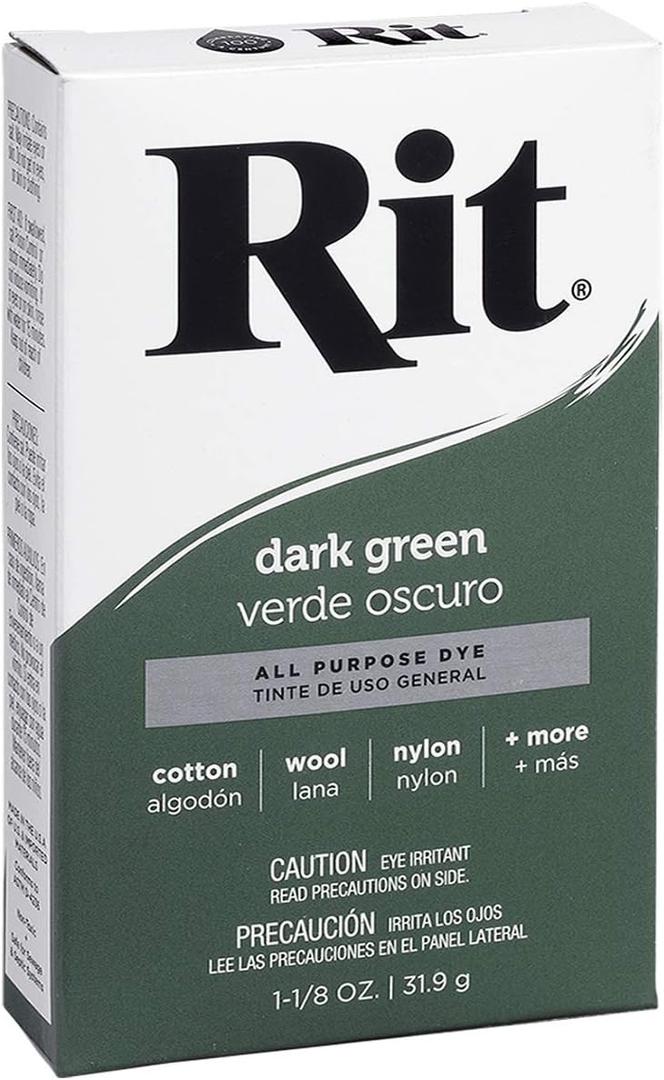 Rit All-Purpose Powder Dye, Dark Green (1 -1/8 oz)
