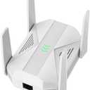 2025 AC2100 WiFi Extender - WiFi Extender Signal Booster with Gigabit Ethernet Port, WiFi Booster Dual-Band(5.8G&2.4G) Coverage to 12888 sp.ft, Faster Speed, Compatible with Multiple Devices