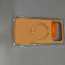 TORRAS Ostand Q3 Silicone for iPhone 17 Pro Max Case, Fit for MagSafe, 360 Spin Ring Stand, Liquid Silicone Cozy Vibrant Grip, Camera Control, Protective Case for iPhone 17 Pro Max, Pastel Orange