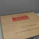 SMIROR Brushed Silver Bathroom Mirror for Over Sink, 20x 24 Metal Thick Framed Rectangle Vanity Mirror for Wall, Right Angle Corner, Anti-Rust, Horizontally or Vertically Mounted