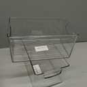 mDesign Plastic Kitchen Organizer - Storage Holder Bin with Handles for Pantry, Cupboard, Cabinet, Fridge/Freezer, Shelves, Counter - Holds Canned Food, Snacks - Ligne Collection - 4 Pack - Clear, 10 x 6 x 5
